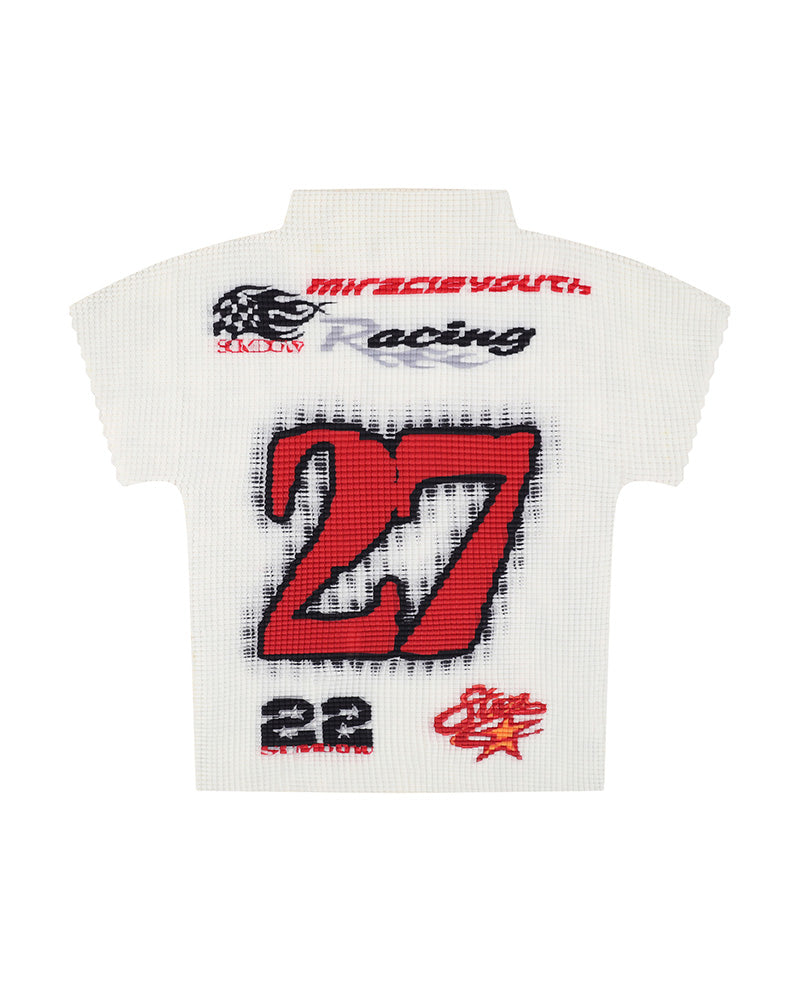 レトロなホットガールの半袖