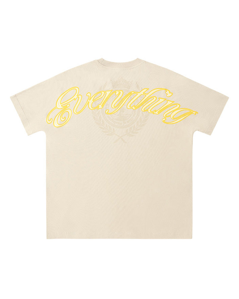 ゆったりとしたコットンの半袖