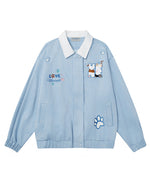 楽しい柄のゆったりジャケット