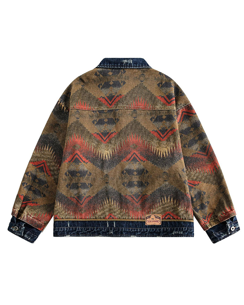 빈티지 스트리트 데님 재킷