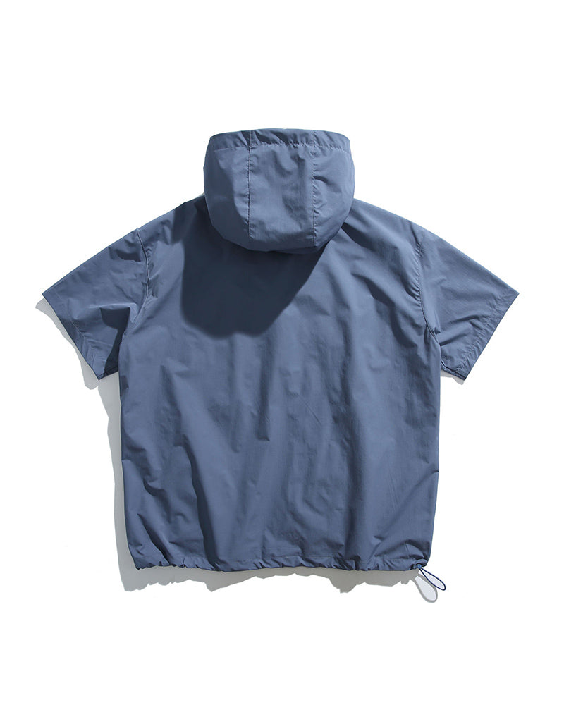 Color-block Patchwork Pullover Shirt