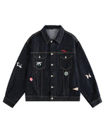 漫画のデニムジャケット