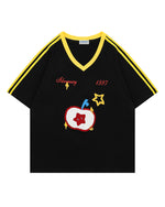 Simple pattern short sleeves