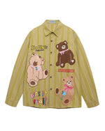 Retro cute long-sleeved shirt