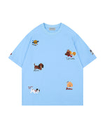 Cute loose short sleeves