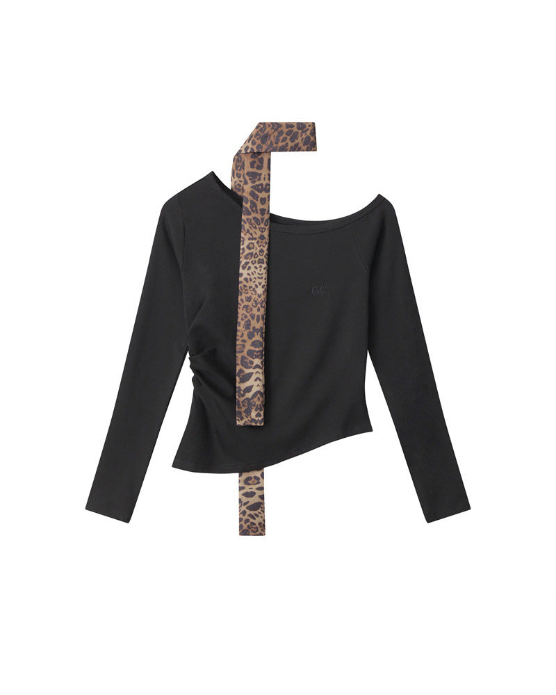 スカーフカラーギャルトップス