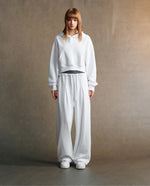 445g Cropped hooded sweatshirt