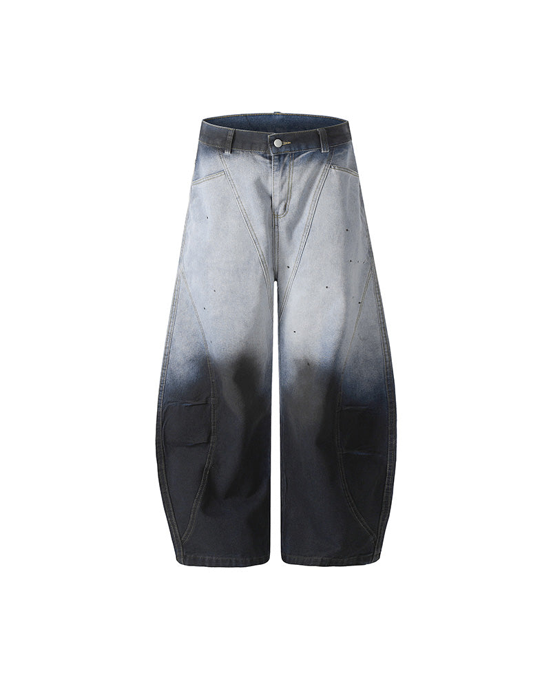 Workwear Washed Gradient Jeans