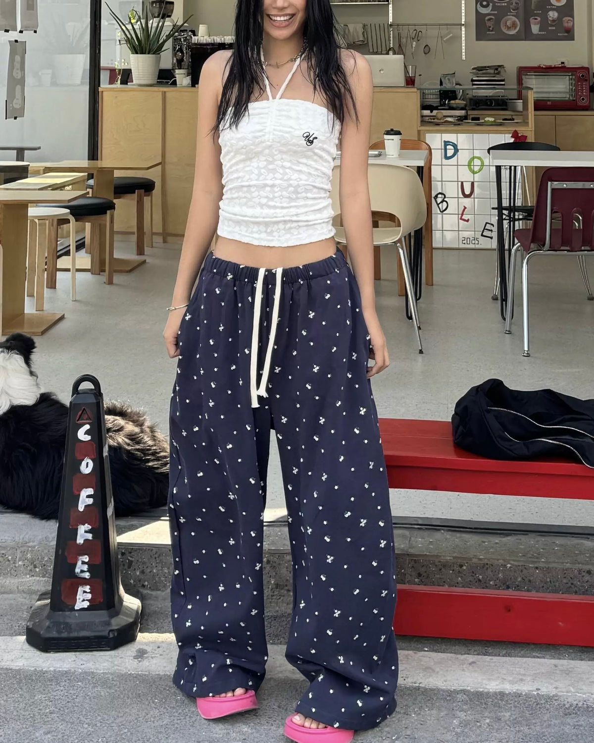 立体的なホルターストラップ