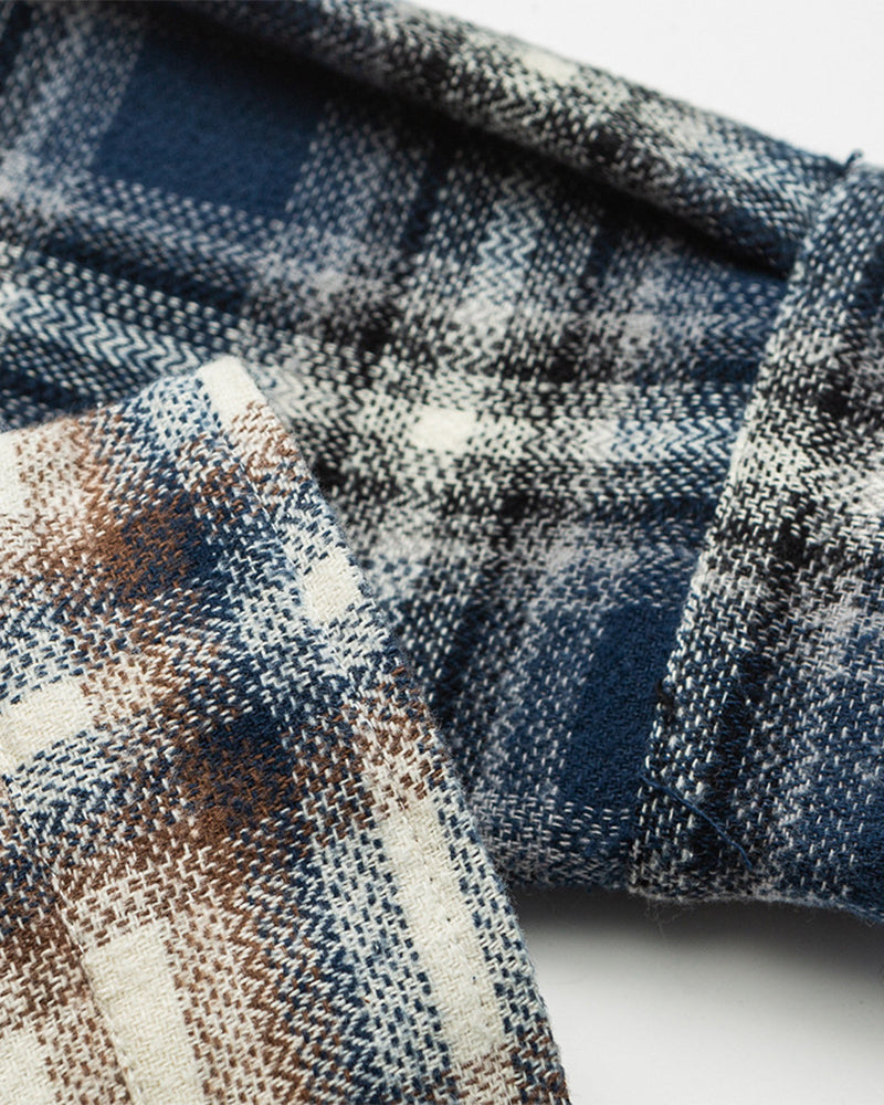 パッチワークのリバーシブルワークジャケット