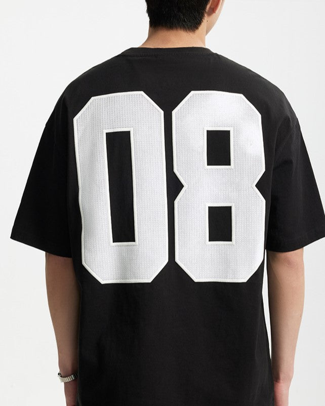 Letter print short sleeves