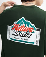 山のプリント半袖