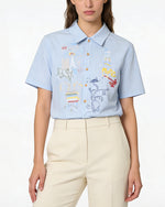 Trendy Short-Sleeve Shirt