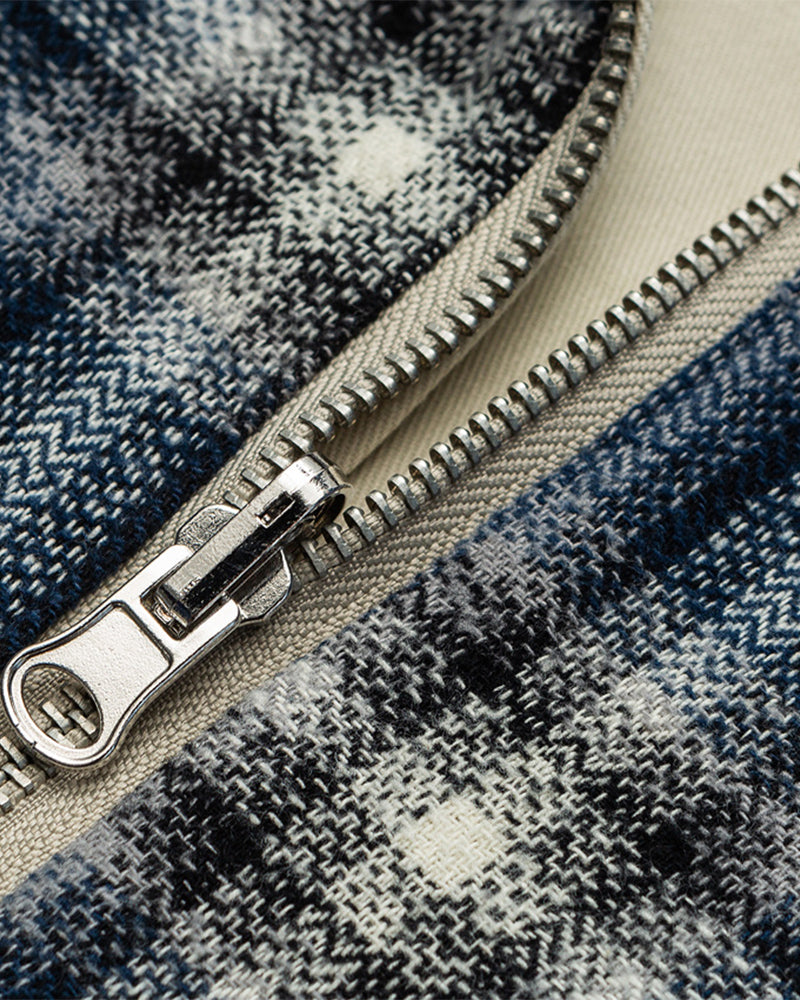 パッチワークのリバーシブルワークジャケット