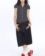 ヴィンテージチェック半袖シャツ