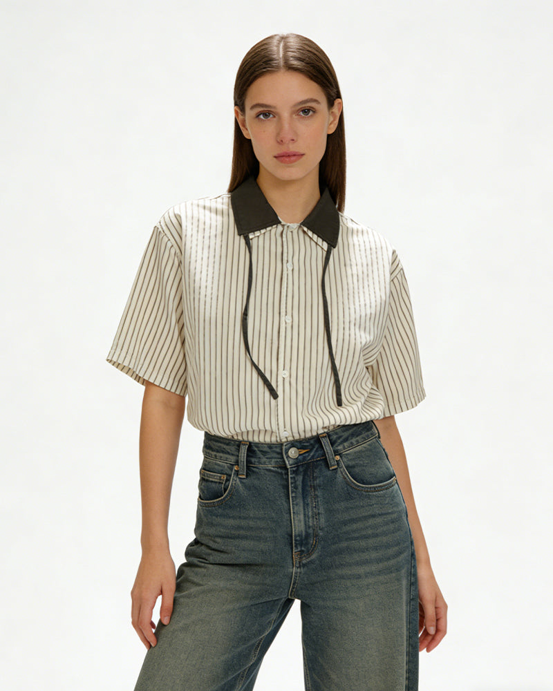 Striped Short-Sleeve Shirt