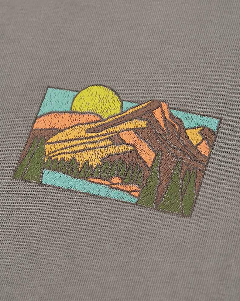 Outdoor printed short sleeves