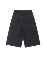 Vintage graphic denim shorts