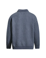 ヴィンテージストライプハーフジップセーター