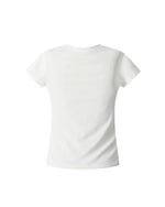 Retro cute simple short sleeves