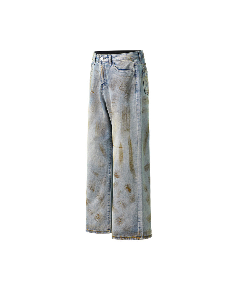 カジュアルストレートジーンズ