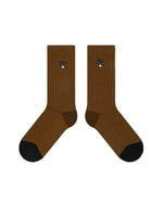 刺繍入り文字ソックス