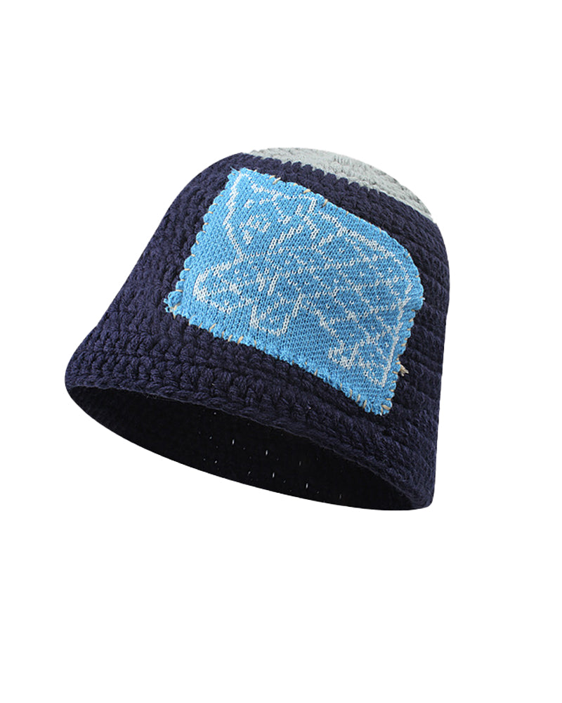 かぎ針編みのニット帽