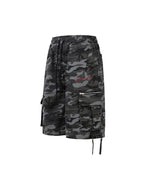 Vintage Multi-Pocket Camouflage Shorts