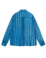 シンプルなゆったりチェックシャツ