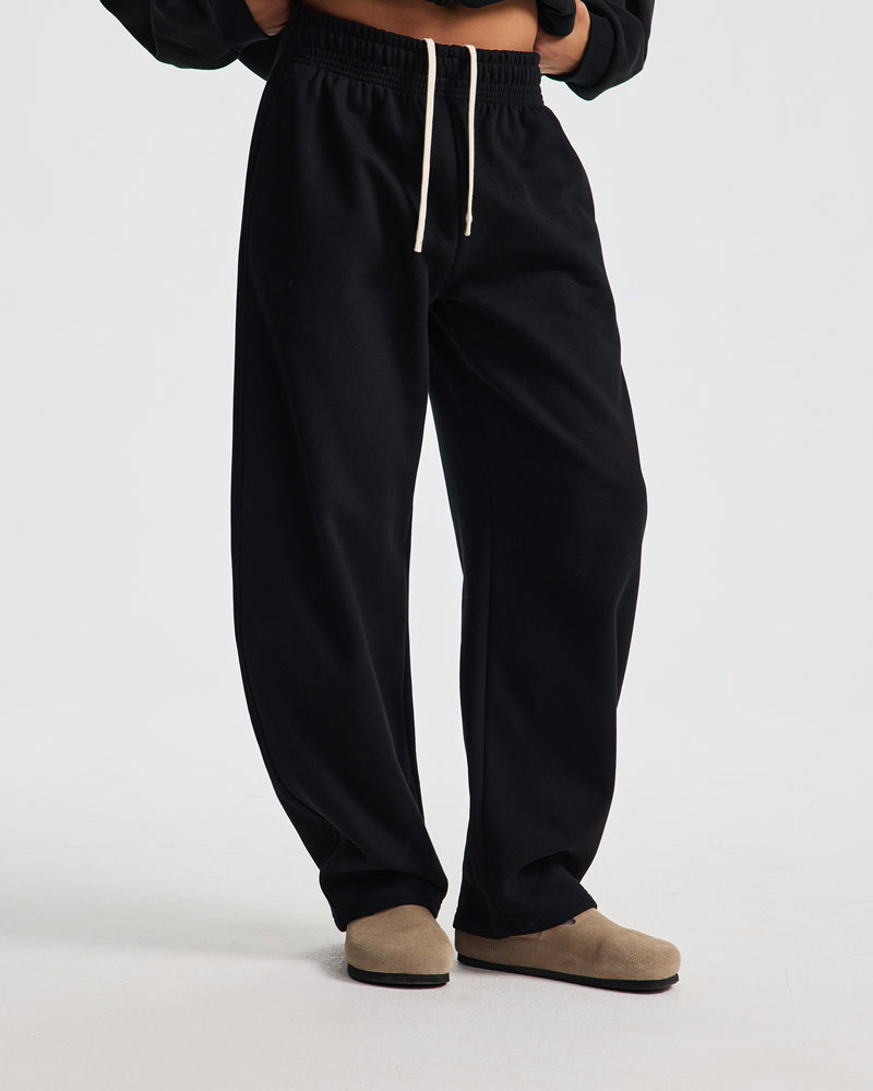 430g Fleece-Lined Loose Sweatpants
