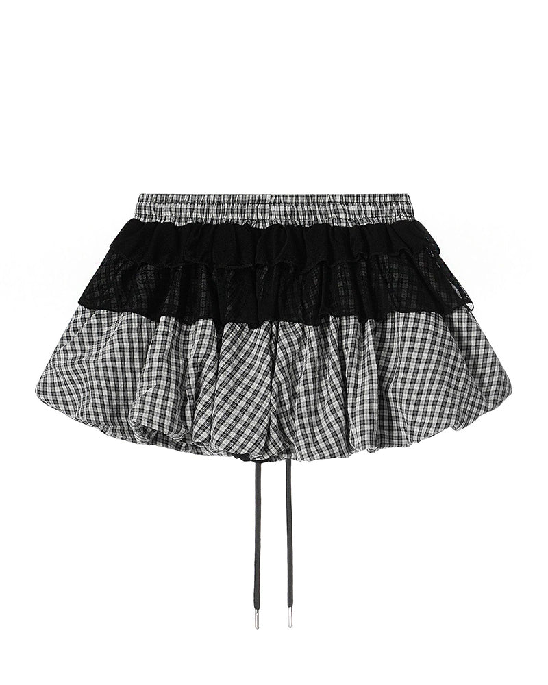 레트로 개성 스커트