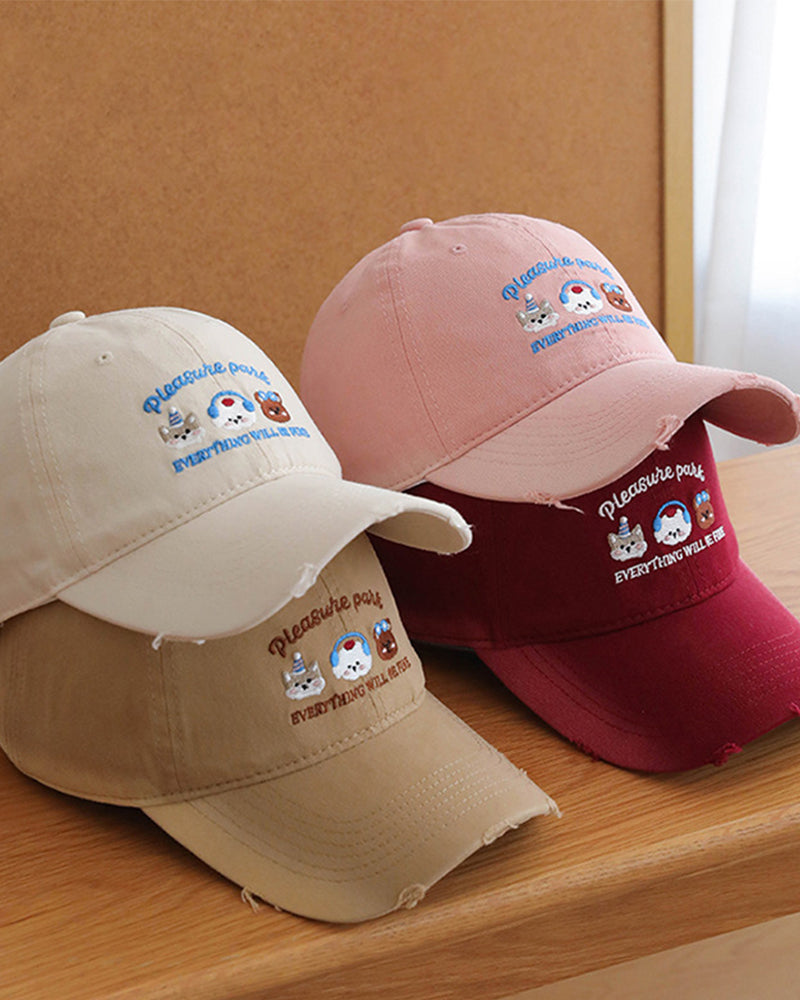 かわいい野球帽