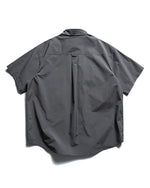 カラーブロックカジュアル半袖シャツ