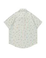 Short-sleeve plaid shirt