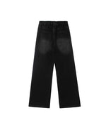 かわいい花柄ジーンズ