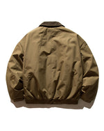 カラーブロックラペルワークジャケット