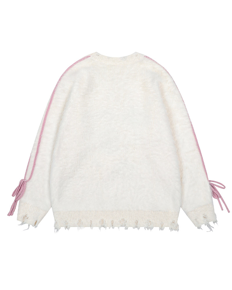 楽しい柄のセーター