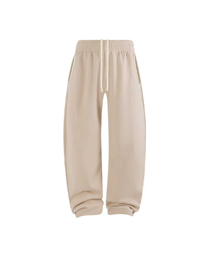 430g Fleece-Lined Loose Sweatpants