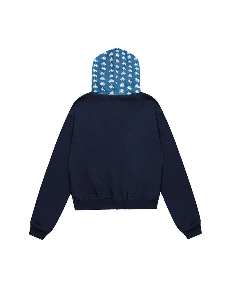 オールマッチフード付きスウェットシャツジャケット