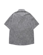 レトロチェック柄半袖シャツ