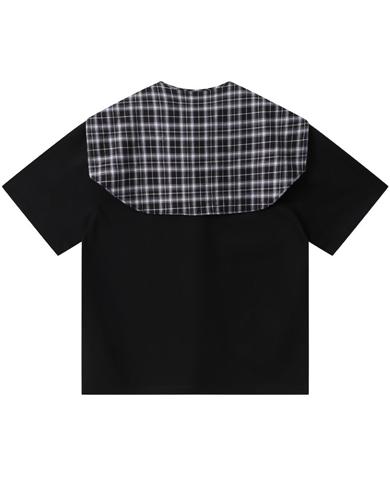 Simple loose design short sleeves