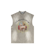 グラデーションウォッシュベスト