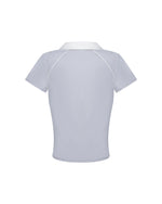 Sporty V-neck short sleeves