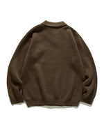 casual lapel sweater