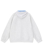 楽しいフード付きスウェットシャツジャケット