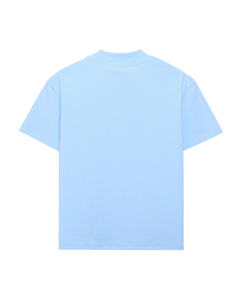 Dog print short sleeves