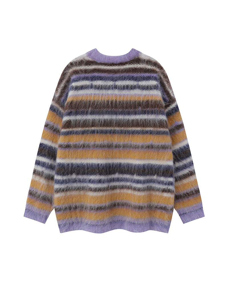 커플 스트라이프 스웨터