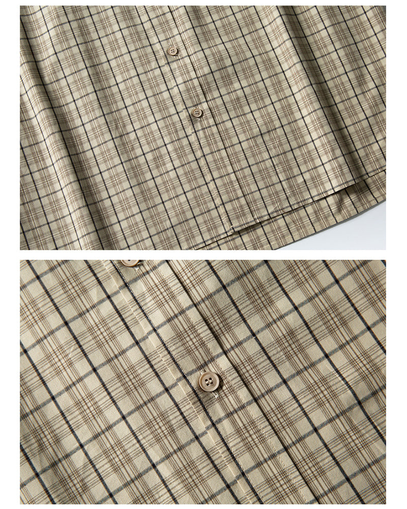 装飾のあるカジュアルな半袖シャツ