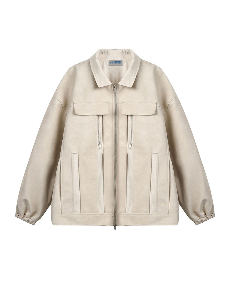 シンプルなゆったりコート