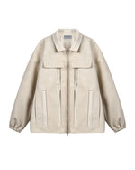 シンプルなゆったりコート